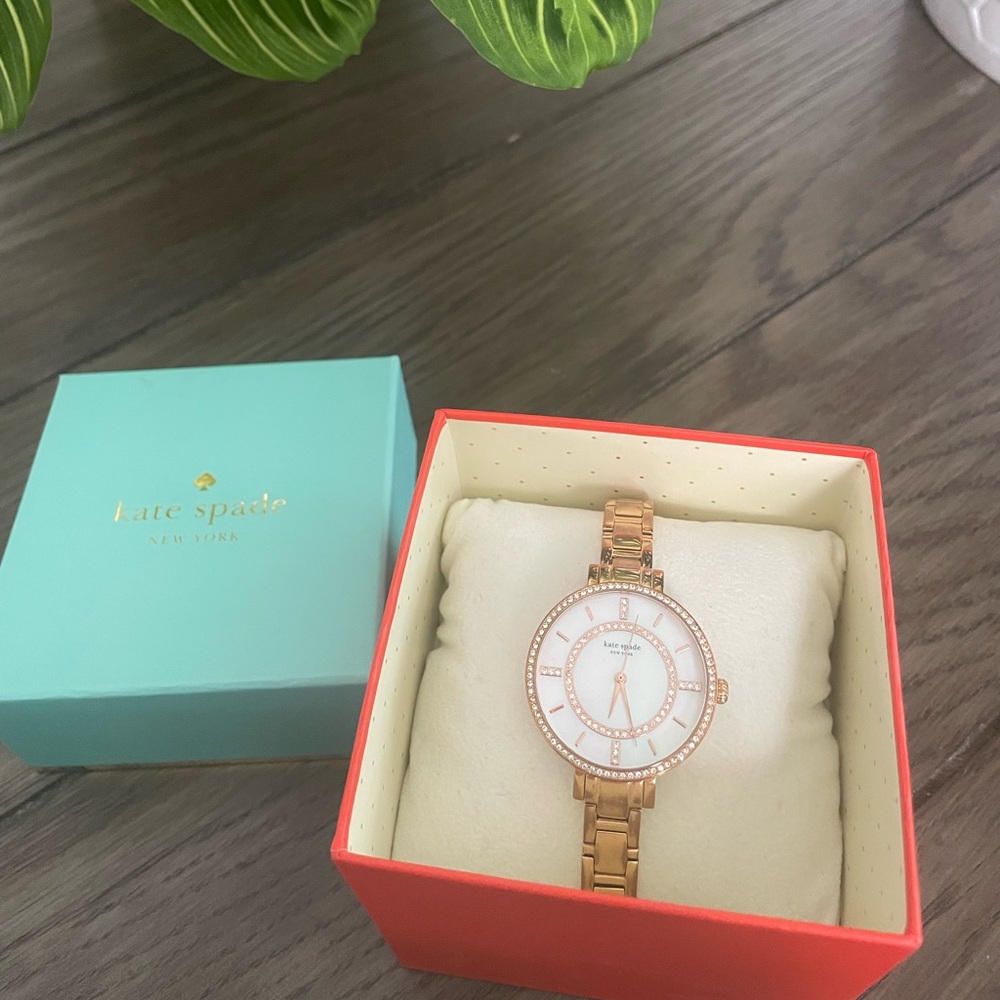 Kate Spade Live Colorfully gold-plated watch with Swarovski crystal